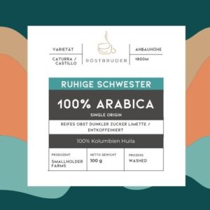 Röstbruder-Ruhige Schwester Decaf